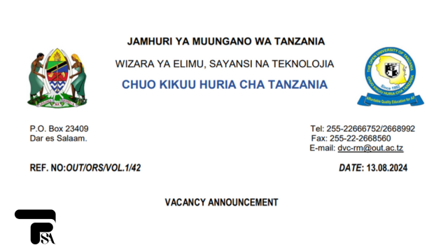 15 Vacancies Open at Open University of Tanzania (OUT)