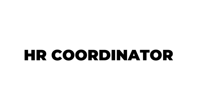 HR Coordinator Jobs Description