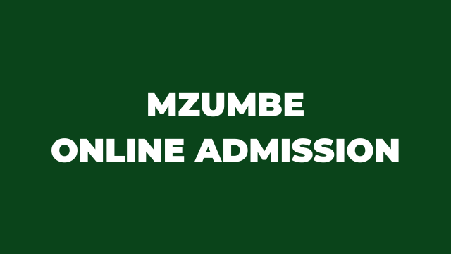 Mzumbe University Applications For Admission 2024/2025 Online