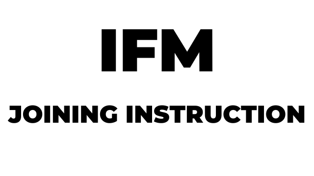 PDF: IFM Joining Instructions 2024-25