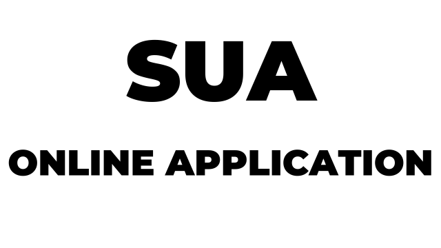 SUA Online Application For 2024/2025 Admission